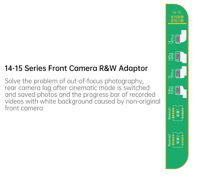 14-15 series Front Camera R&W adaptor (support only JC V1SE programmer)