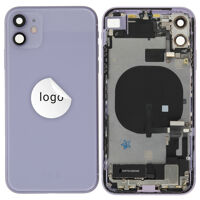 Rear Cover (Pulled B) incl. small parts - Purple, For iPhone 11