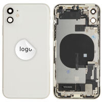 Rear Cover (Pulled A) incl. small parts - White, For iPhone 11