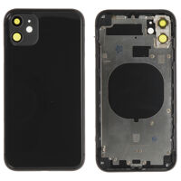 Rear Cover (excl. Logo) - Black, For iPhone 11