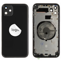 Rear Cover (Pulled) - Black, For iPhone 11