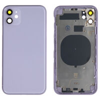 Rear Cover (excl. Logo) - Purple, For iPhone 11