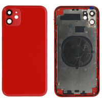 Rear Cover (excl. Logo) - Red, For iPhone 11