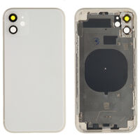 Rear Cover (excl. Logo) - White, For iPhone 11