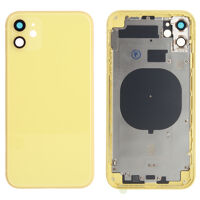 Rear Cover (excl. Logo) - Yellow, For iPhone 11