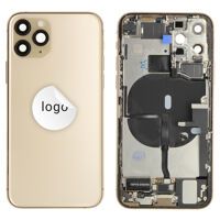 Rear Cover (Pulled A) incl. small parts - Gold, For iPhone 11 Pro