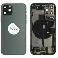 Rear Cover (Pulled C) incl. small parts - Green, For iPhone 11 Pro