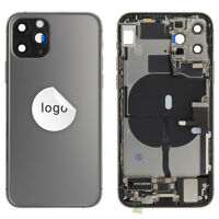 Rear Cover (Pulled A) incl. small parts - Space Grey, For iPhone 11 Pro