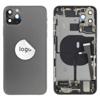 Rear Cover (Pulled C) incl. small parts - Space Grey, For iPhone 11 Pro Max