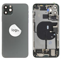 Rear Cover (Pulled A) incl. small parts - Green, For iPhone 11 Pro Max