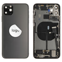 Rear Cover (Pulled A) incl. small parts - Space Grey, For iPhone 11 Pro Max