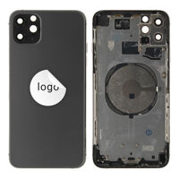Rear Cover (Pulled) - Black (Space Grey), For iPhone 11 Pro Max