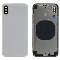 Rear Cover (excl. Logo) - Silver, For iPhone X