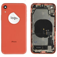 Rear Cover (Pulled B) incl. small parts - Coral, For iPhone XR