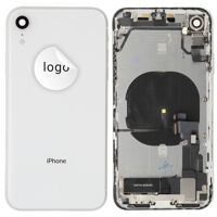 Rear Cover (Pulled B) incl. small parts - White, For iPhone XR