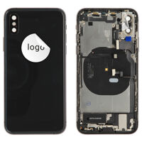 Rear Cover (Pulled B) incl. small parts - Space Grey, For iPhone XS