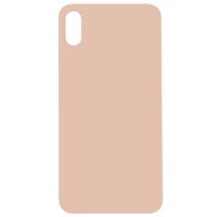 Rear Cover (excl. Logo) - Gold, For iPhone XS